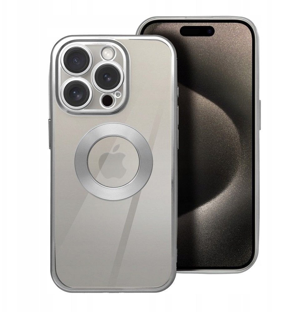 Futerał GLAM do IPHONE 17 Air srebrny