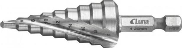 Wiertło Luna Wiertło stopniowe Luna 4-20 mm