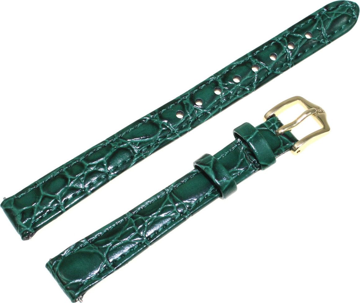 Hirsch Skórzany wodoodporny pasek do zegarka 12 mm HIRSCH Crocograin 12302840-1-12