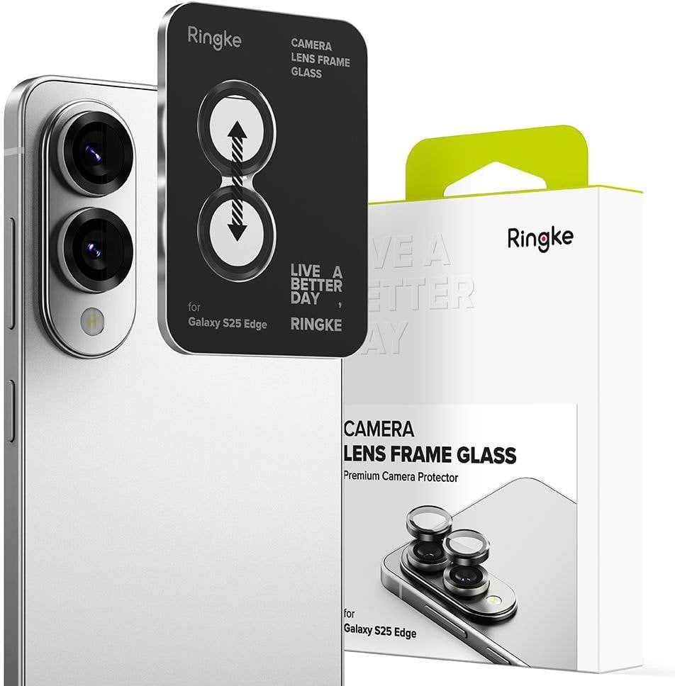OSŁONA APARATU RINGKE CAMERA FRAME PROTECTOR GALAXY S25 EDGE BLACK