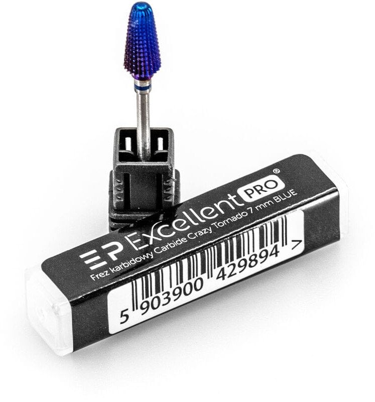 Excellent PRO Carbide Crazy Tornado frez karbidowy 7mm Blue