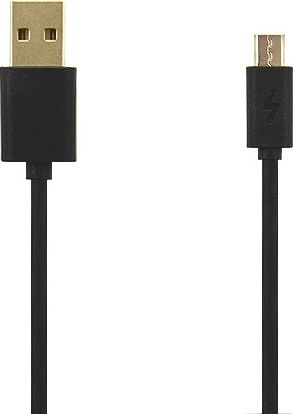 Kabel USB USB-A - microUSB 1.1 m Czarny (21942)