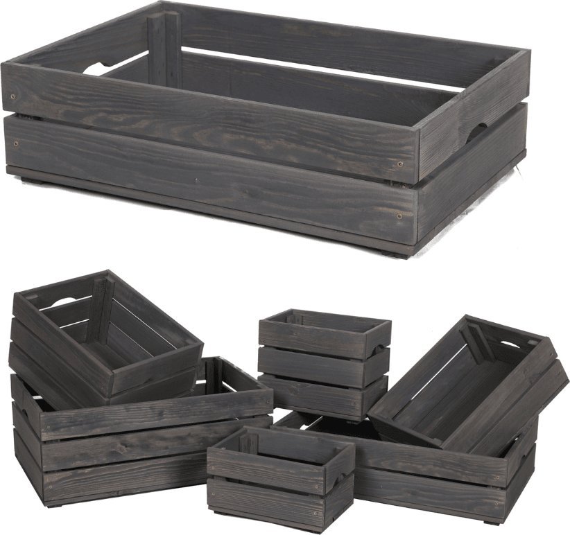 Wamar-Sosenka Drewniana Skrzynia 16,5x60x40 cm zara Olejowana Szlifowana Drewno sosnowe 37 litrów / Wamar-Sosenka