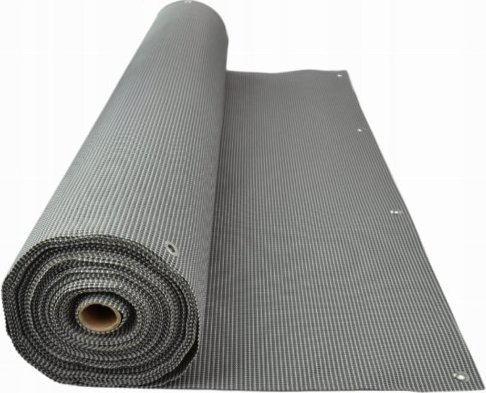 Rim Osłona balkonowa oczkowana srebrna ozdobna 1,2x3 m