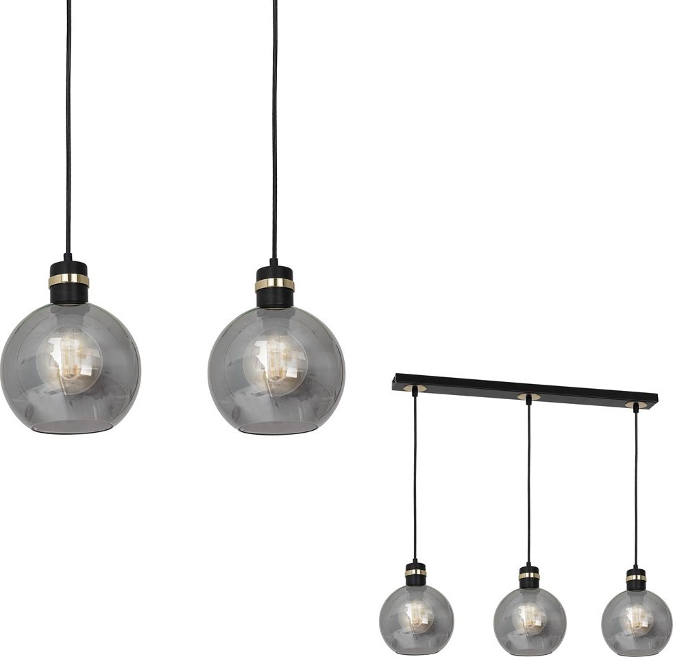 Lampa wisząca Milagro Nowoczesna lampa wisząca do jadalni Milagro OMEGA potrójna MLP6531