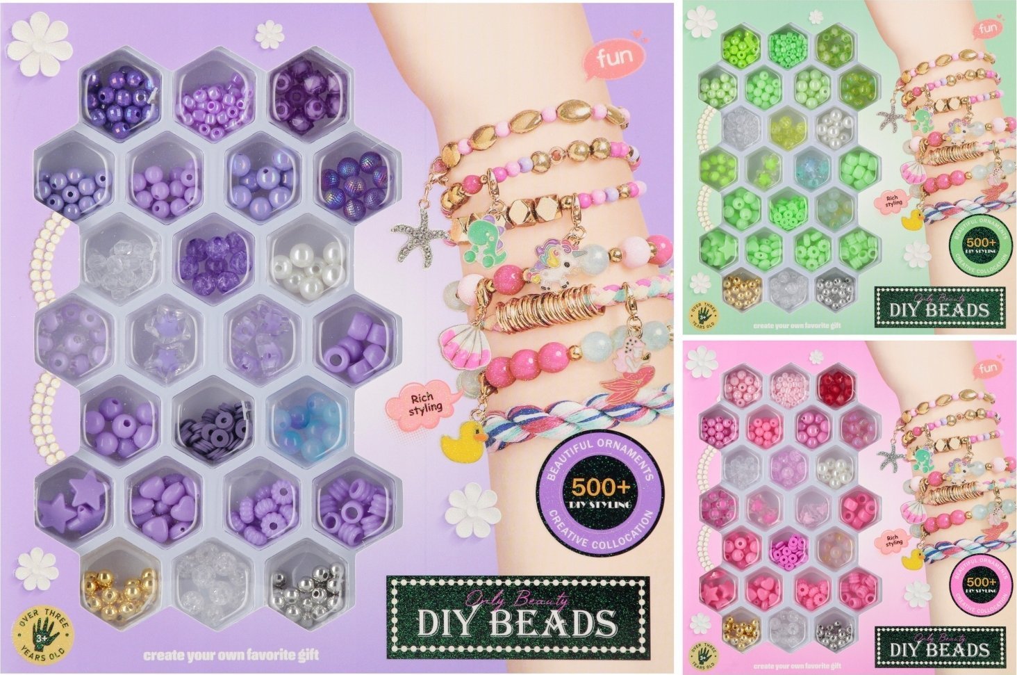 Mega Creative KORAL DO NAWLEK 23X22X4 MIX3 MC WB 72/144