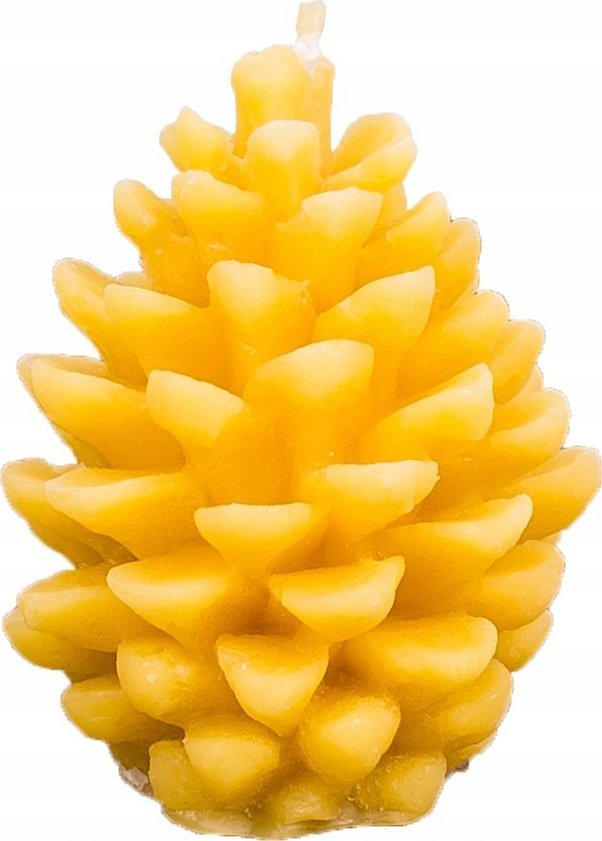 Łysoń Świeca z wosku pszczelego szyszka mała (S1062) - S1062