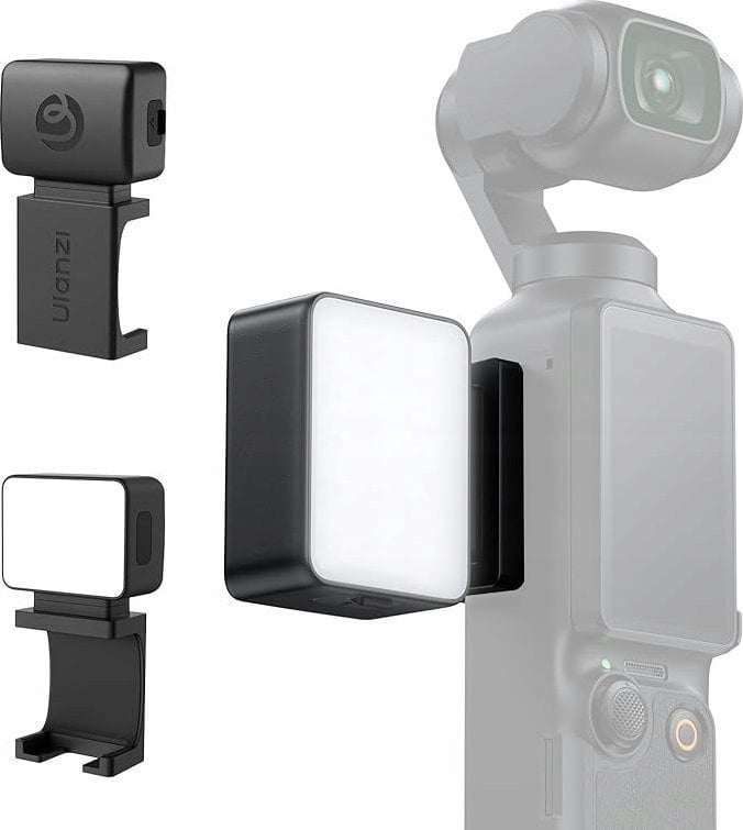 Mini Mała Lampa Diodowa LED IPX4 2W Ulanzi do Kamery DJI Pocket 3 / LM001