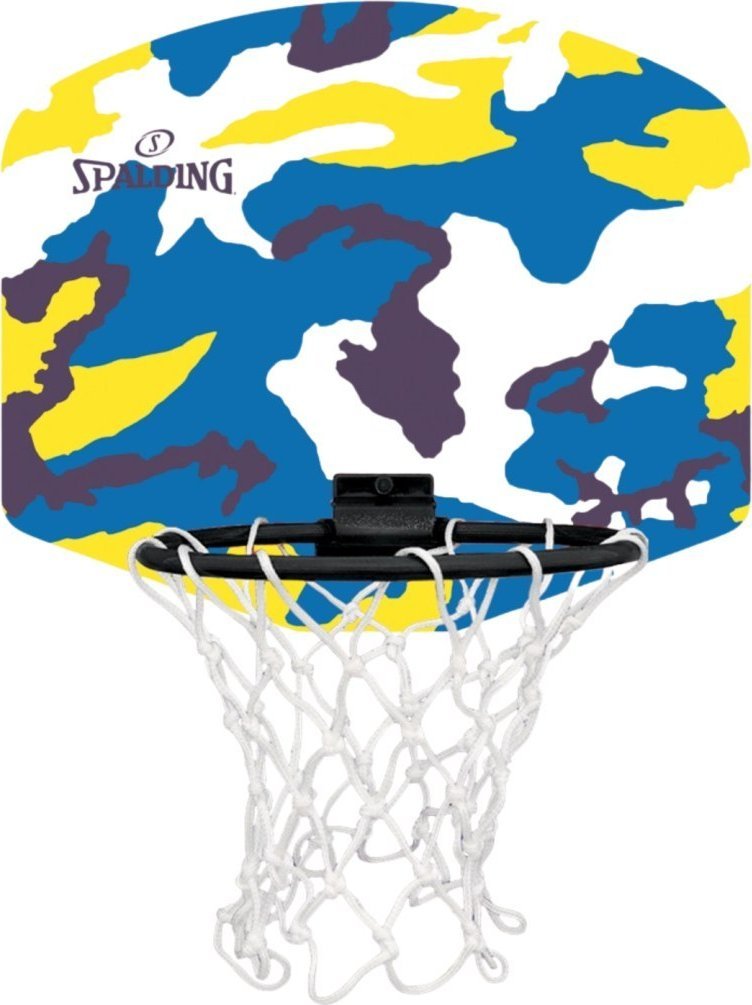 Spalding Tablica Tarcza do Koszykówki Kosza Obręcz SPALDING Camo Mała
