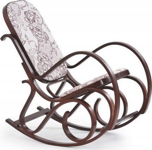 Halmar Fotel Bujany na Biegunach MAX 2 Orzech