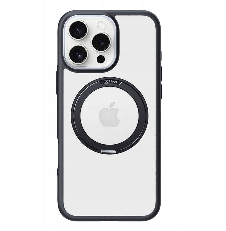 Etui Torras Ostand R Fusion dla iPhone 16 Pro (Czarne)