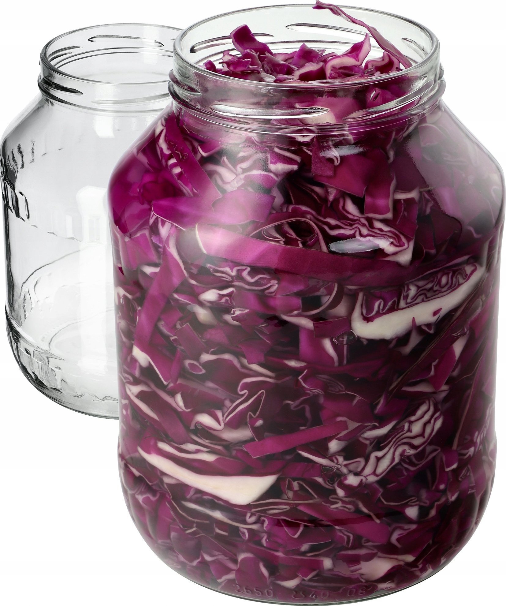 Kadax 2x Słoik Słój 2,5L Na Przetwory Ogórki Nalewki