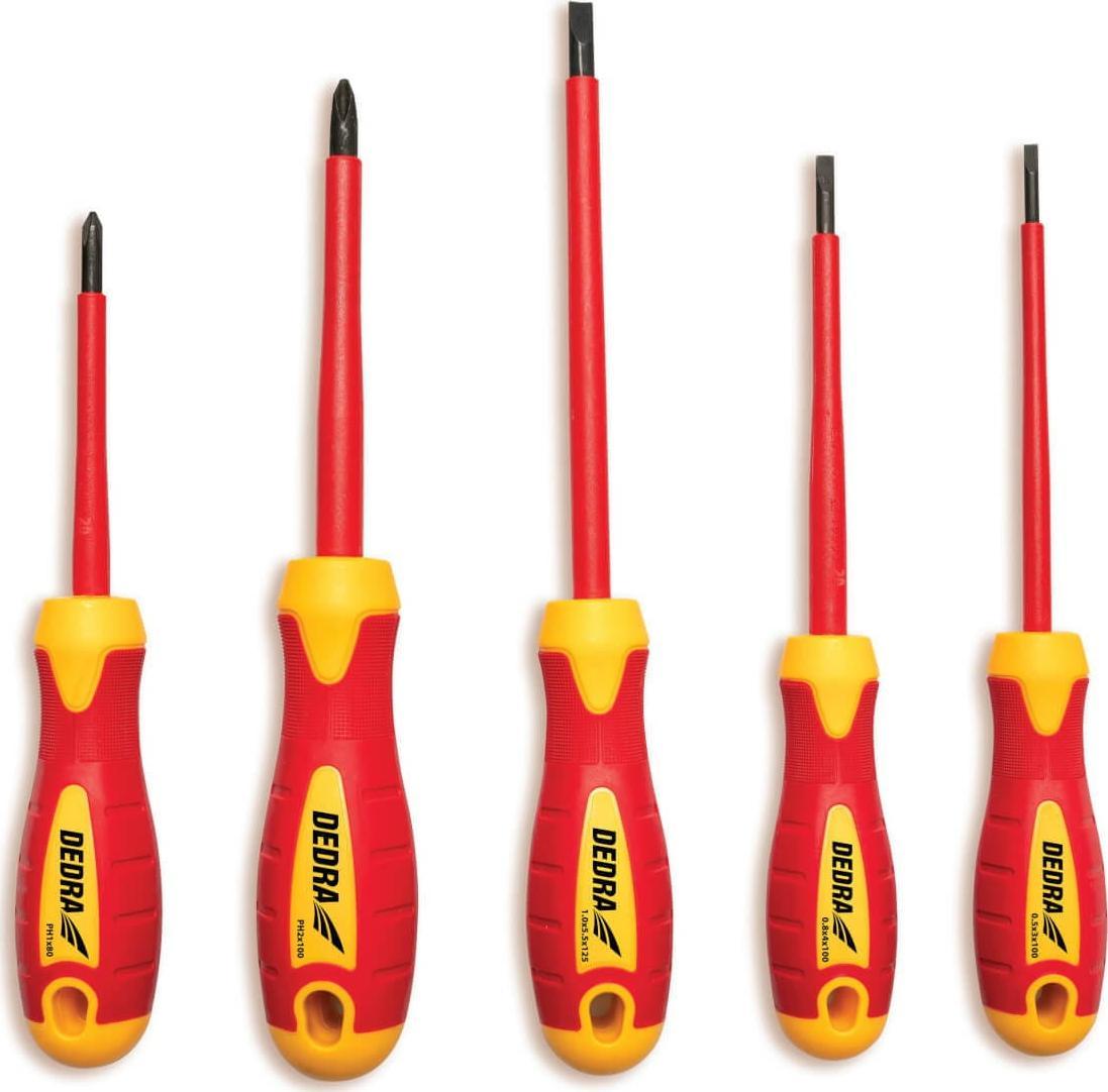 Dedra Zestaw wkrętaków izolowanych 5szt
