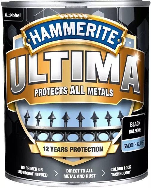 PAINT ULTIMA SMOOTH BLACK 0.7L