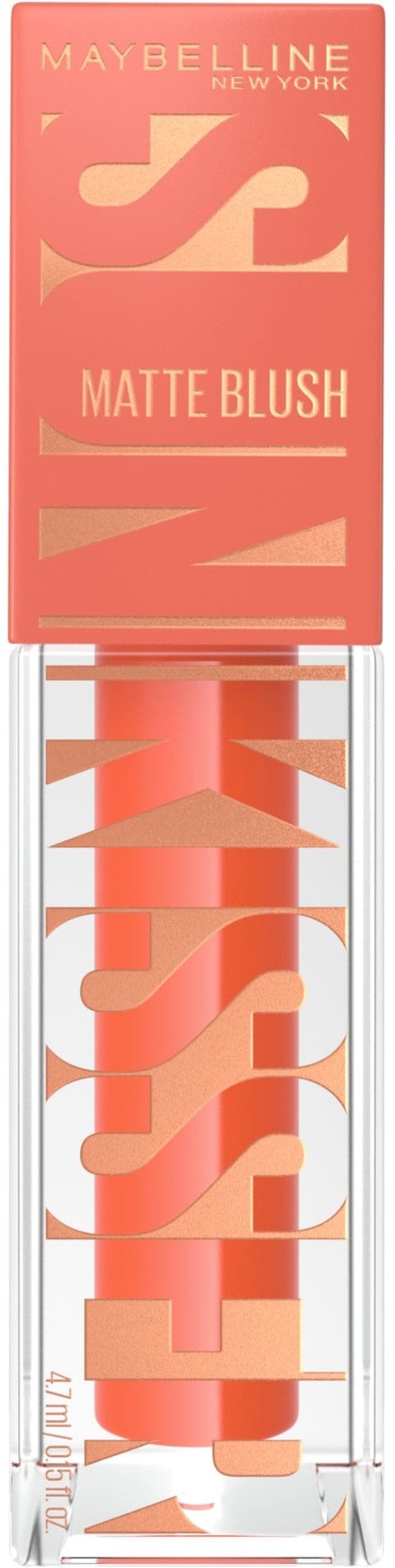 MAYBELLINE Sunkisser Hazy Matte Róż Róż do policzków w płynie 34 Peachy Quench 4,7 ml