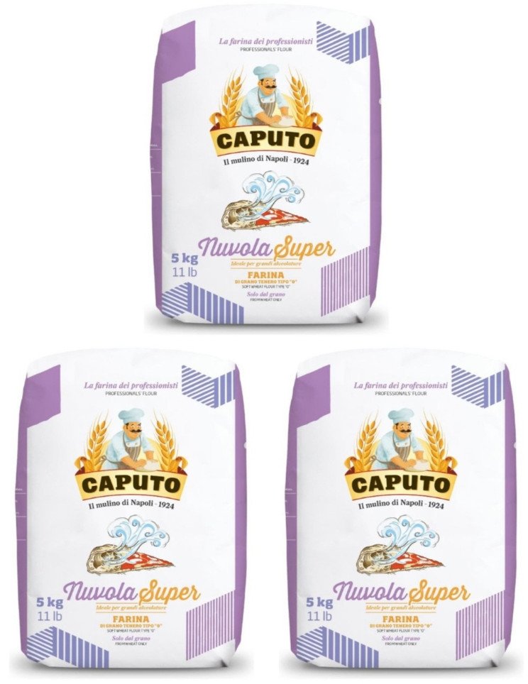 Mąka do pizzy Nuvola Super 3x5kg - Caputo