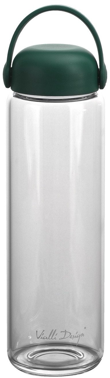 Szklana butelka na wodę 540 ml Fuori zielona