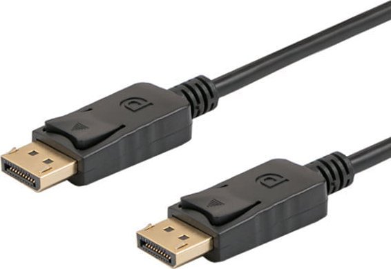Kabel Savio DisplayPort - DisplayPort 2m czarny (SAVIO CL-136)