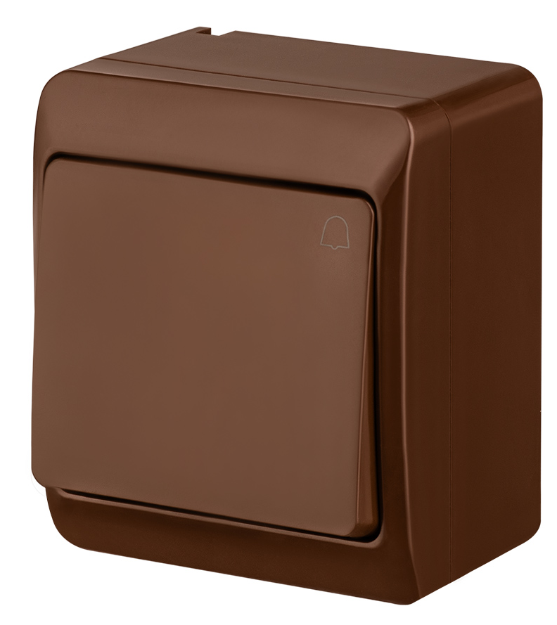 Elektro-Plast Łącznik natynkowy ŁNT Hermes dzwonek brązowy (0337-06)