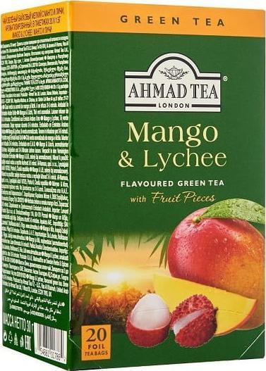 Ahmad Tea Herbata zielona AHMAD Mango Liczi 20tb