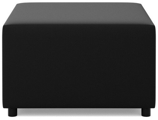 Adams Group Mała pufa CAPERO, 71x71x40 cm, czarny