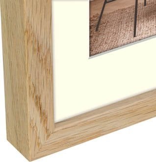 Ramka ZEP ZEP Malmo natural 9x13/13x18 Wood with Passepartout V4557N