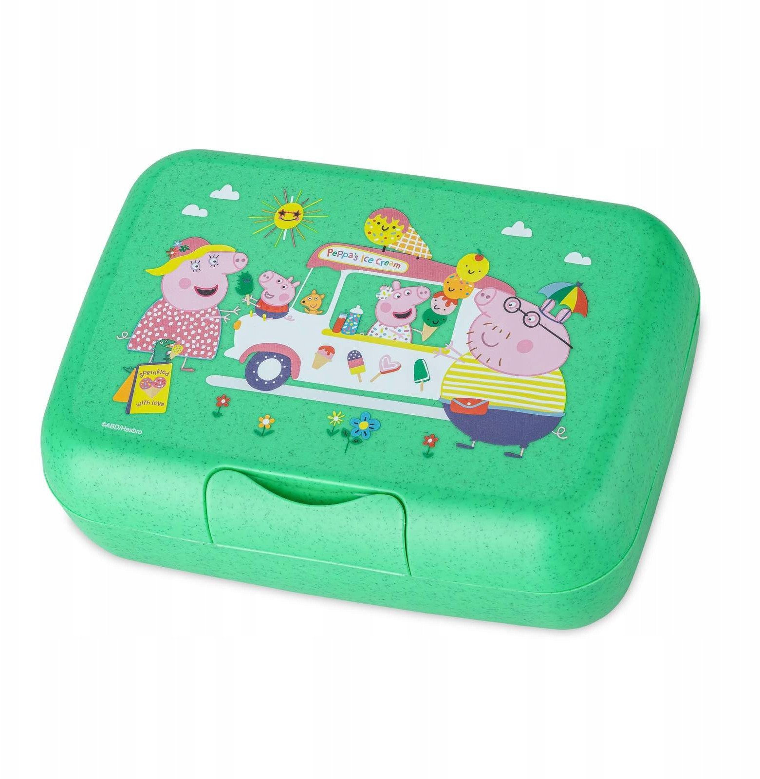 Śniadaniówka z małym pojemniczkiem Candy L Świnka Peppa Pop, KOZIOL