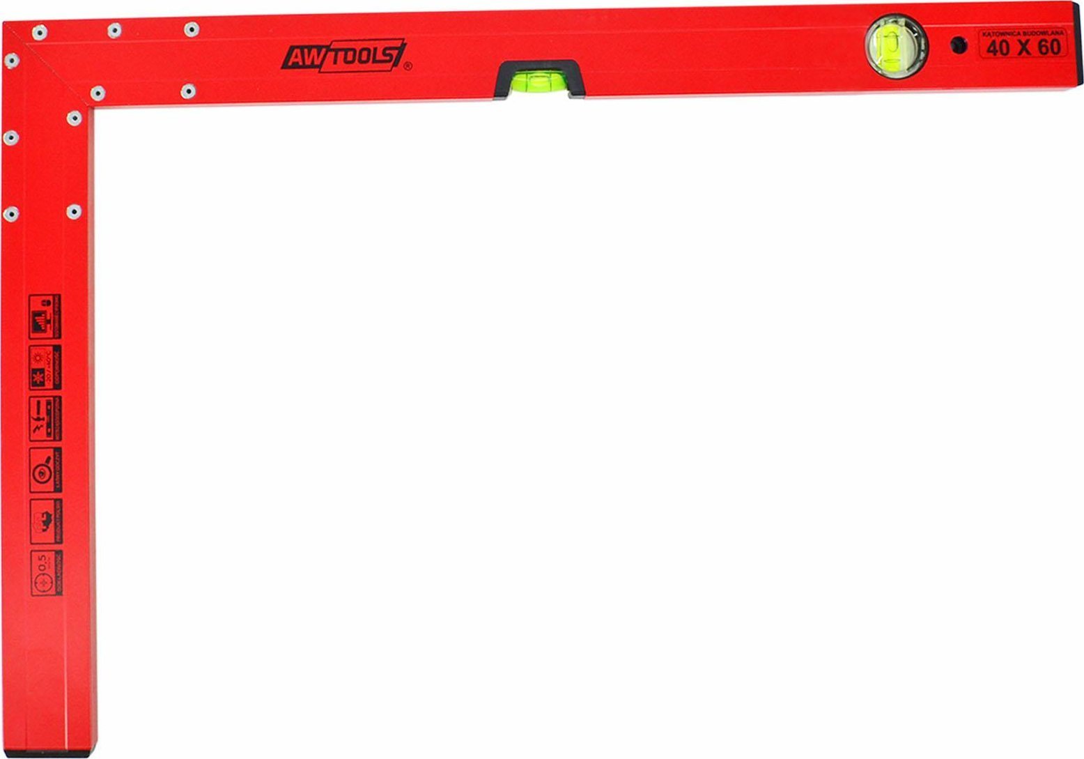 AWTools AWTOOLS KĄTOWNIK PION / POZIOM 80x150cm