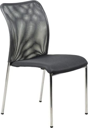 Krzesło biurowe Stema Krzesło konferencyjne HN-7502/CH/GRAFIT. Stelaż chromowany. Krzesło biurowe