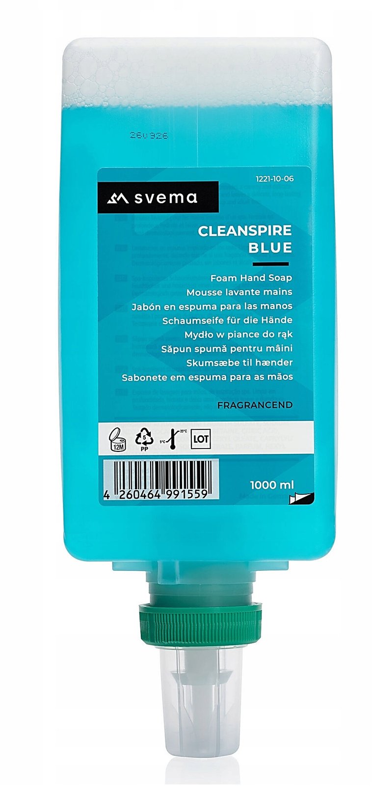 Mydło w pianie Svema 1L S5 Cleanspire Blue -