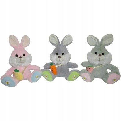 Królik zajączek 22cm MIX