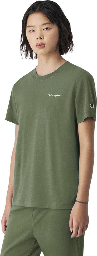 Koszulka damska Champion SS Tee zielona 118091 GS136 S
