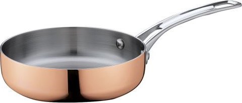 Patelnia Hurtel Głęboka patelnia miedziana, śred. 16 cm, miedź/stal nierdzewna 18/10 / Spring