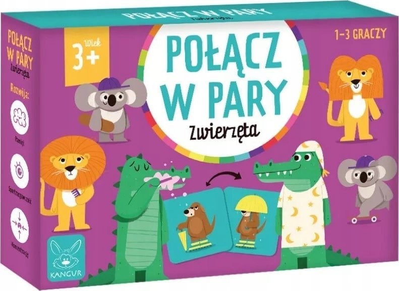 Kangur Połącz w pary Zwierzęta gra Kangur
