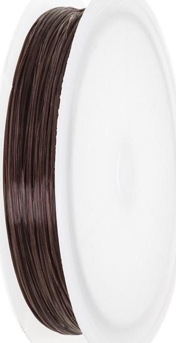 Sznurek elastyczny brązowy