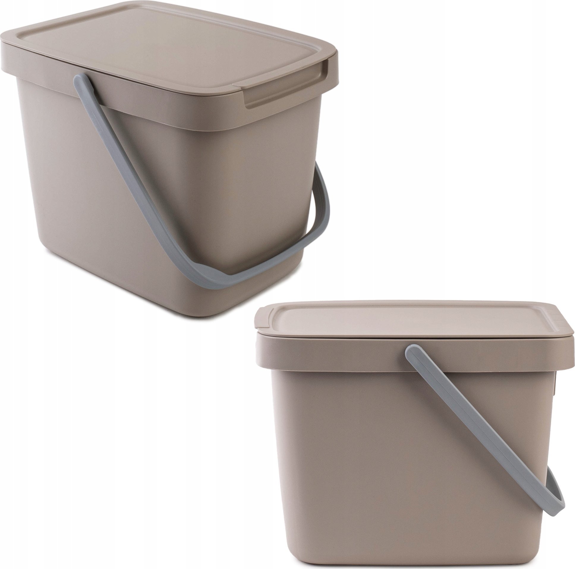 Kosz na śmieci Kadax KADAX Kosz Na Śmieci Pojemnik Na Odpady Z Pokrywą 6L Kubeł Do Segregacji