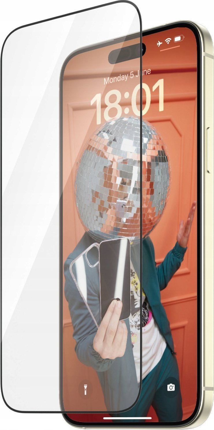 PanzerGlass Re:fresh Glass iPhone 15 Plus 6.7" Ultra-Wide-Fit Screen Protection Easy Aligner 2823