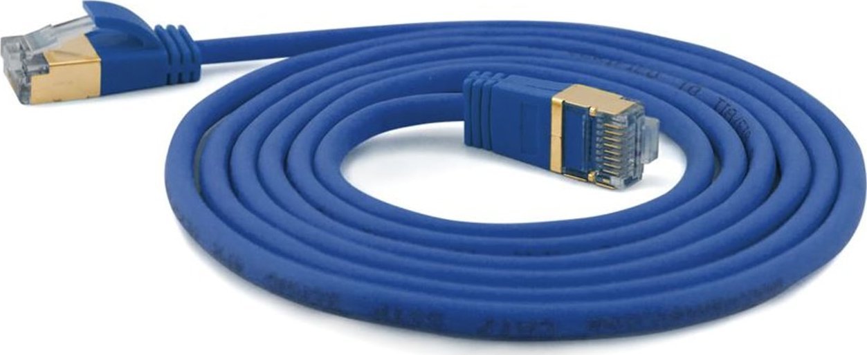 Wantec Wantec Extra dünnesCat.7 RohCable SSTP Patch Cable - 3 m - Cat.7 RohCable - S/FTP (S- STP) - RJ- 45 - RJ- 45 - blue (7134)