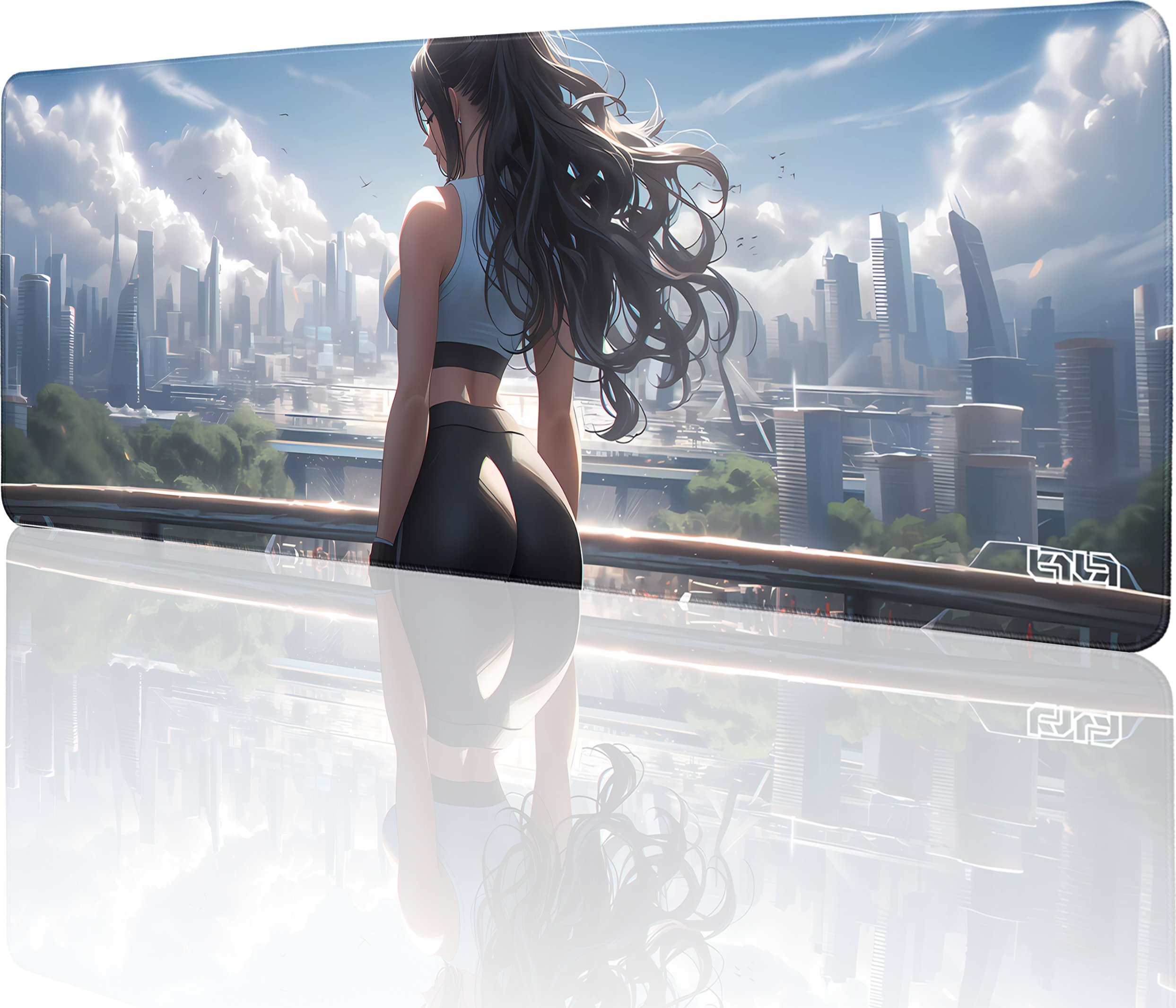 Podkładka Tilt PODKŁADKA POD MYSZ MYSZKĘ Ponoć w tle jest Miasto 80x30 TILT XXL