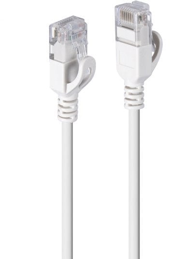 LINDY Patchkabel Cat.6A F/UTP Ultra Slim grau 0,5m