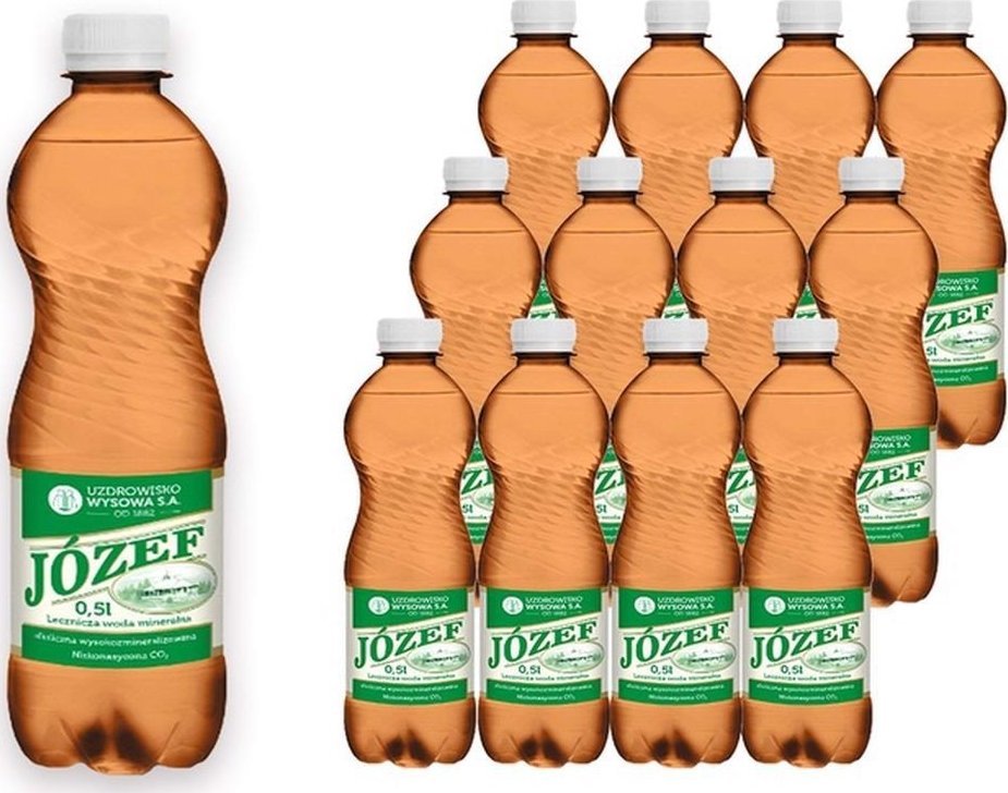 Woda Uzdrowisko Wysowa Lecznicza woda mineralna Józef 500 ml x 12 sztuk