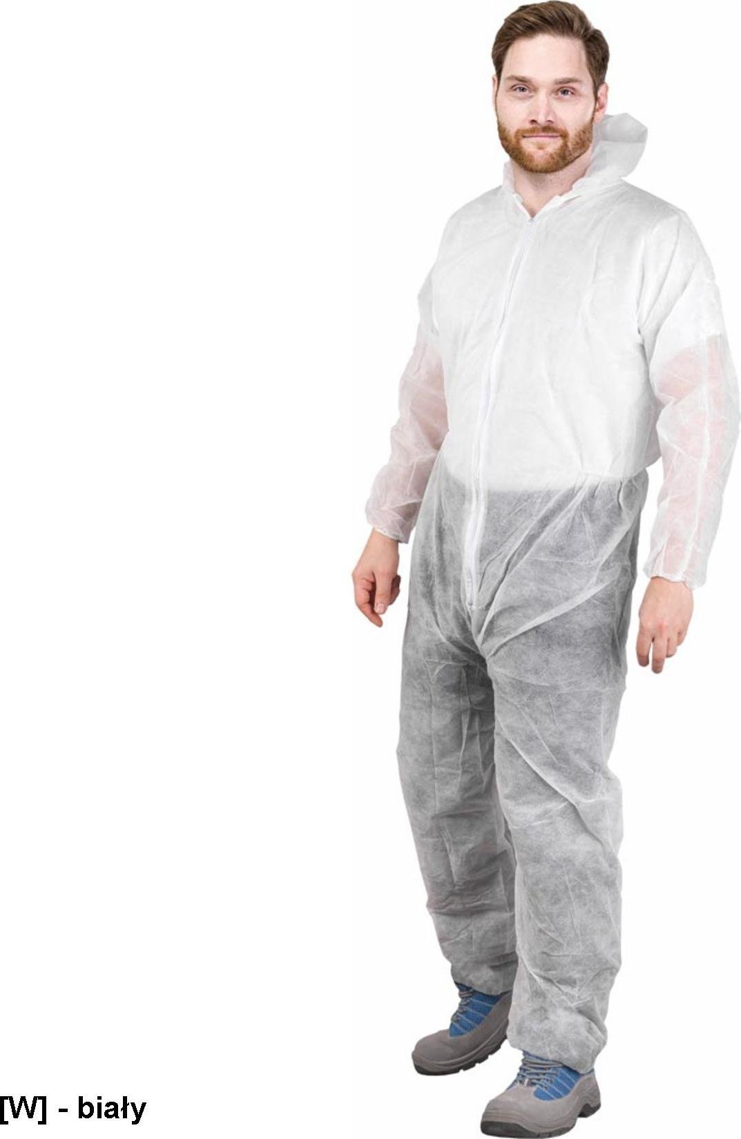 3M YES-KOM - kombinezon malarski 100% polipropylen 30 g/m, suwak, kkaptur, rękawy i nogawki gumka XL