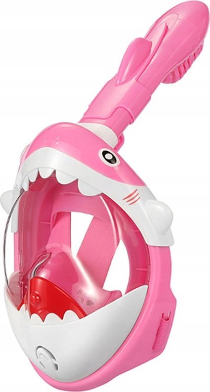 MASKA DO NURKOWANIA DLA DZIECI REKIN KF-3 RÓŻOWA