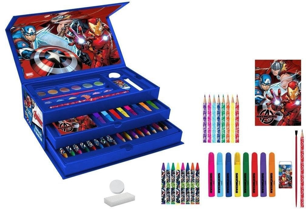 Zestaw artystyczny w kuferku Avengers