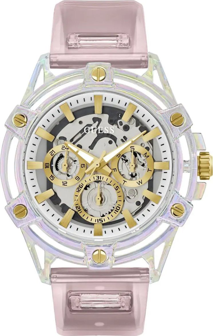 Zegarek męski Guess GW0806G4 różowy