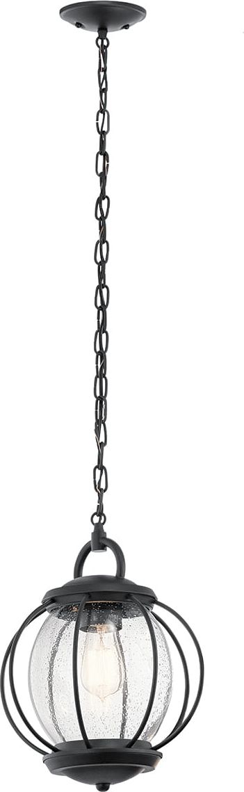 Elstead Lampa wisząca ogrodowa czarna Vandalia KL-VANDALIA8-M