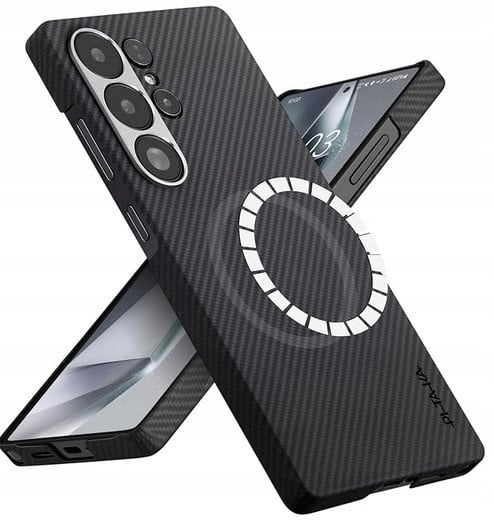 Etui PITAKA Ultra-Slim MagSafe do Samsung Galaxy S25 Ultra czarno szary