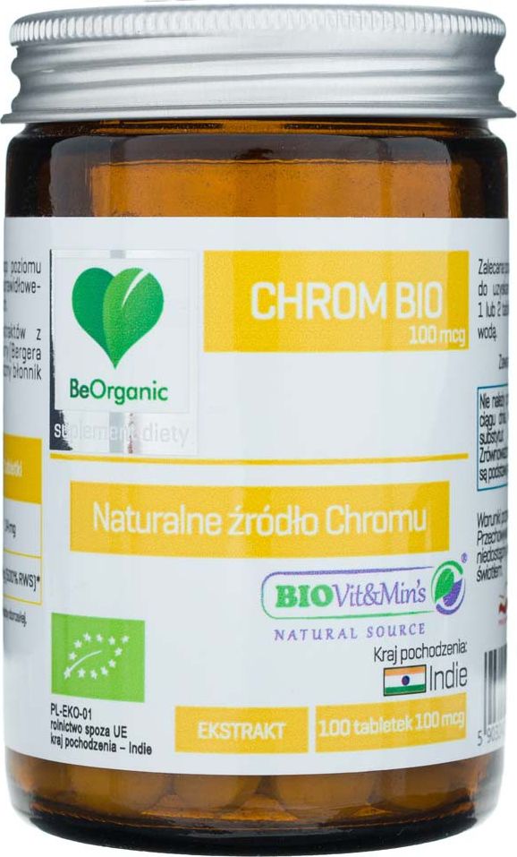 Aliness MedicaLine BeOrganic Chrom BIO 100 mcg - 100 tabletek