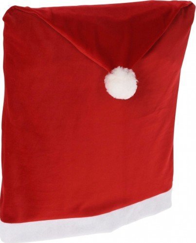 Koopman Pokrowiec na krzesło świąteczny czerwony 120 cm