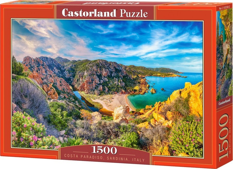 Dėlionė Castorland Costa Paradiso Sardinia, Italy, 1500 d.